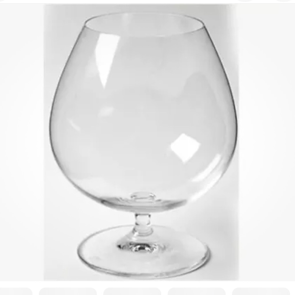Vintage Brandy Snifters Crystal Glass 6”